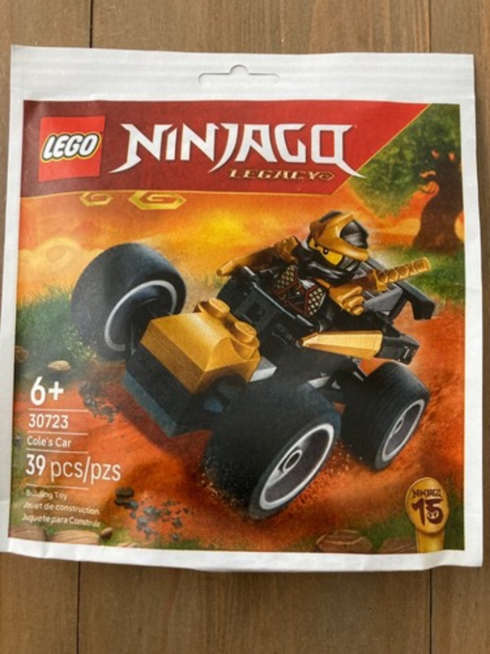 LEGO NINJAGO Legacy 30723 "Cole's Car" Paper Bag set~ UNOPENED.